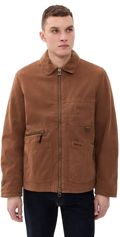 Barbour Cove Workwear Jacket Umber In Brown
