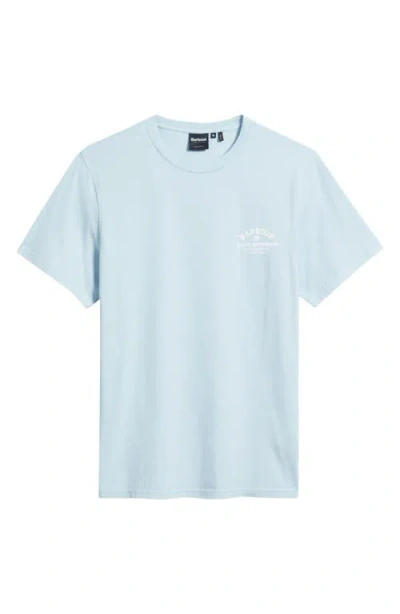 Barbour Cranmer Logo Graphic T-shirt In Blue