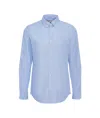 Barbour Embroidered Button-down Shirt In Blue