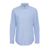 Barbour Embroidered Button-down Shirt In Blue