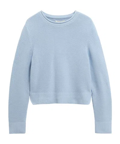 Barbour Crew Neck Knit Sweater In Blue
