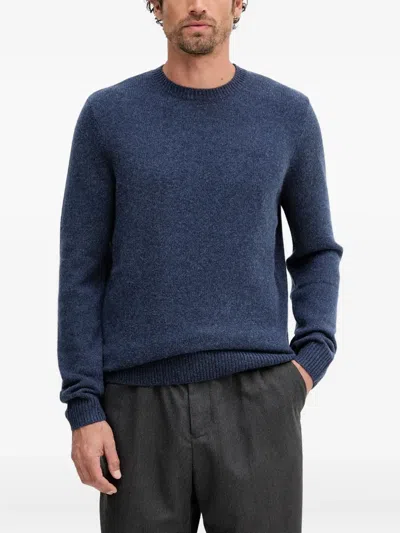 Barbour Crew-neck Sweater In Blue