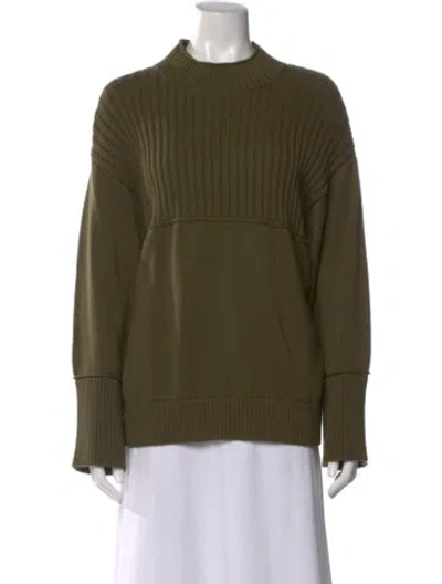 Pre-owned Barbour Crew Neck Sweater In Green