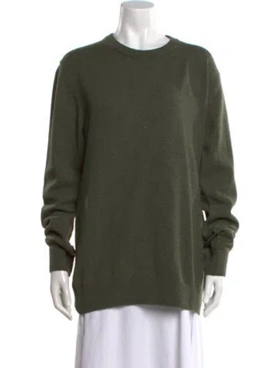 Pre-owned Barbour Crew Neck Sweater In Green