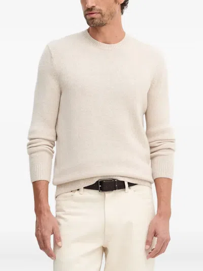 Barbour Crew-neck Sweater In Neutral