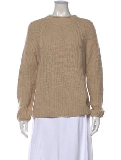 Pre-owned Barbour Crew Neck Sweater In Neutral