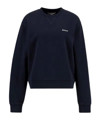 Barbour Crew Neck Sweatshirt In Blue