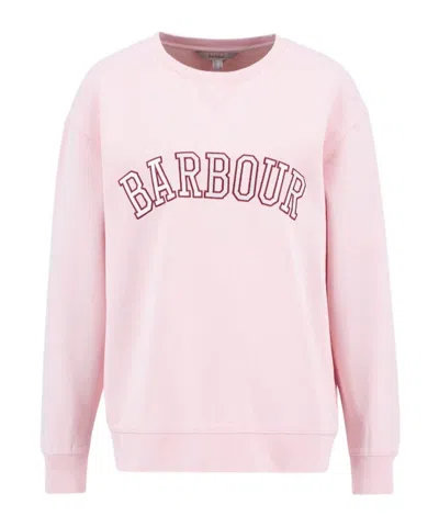 Barbour Crew Neck Sweatshirt In Pink