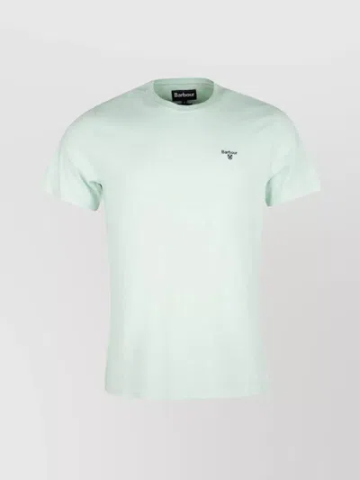 BARBOUR CREW NECK T-SHIRT WITH SHORT SLEEVES FOR SPORTS