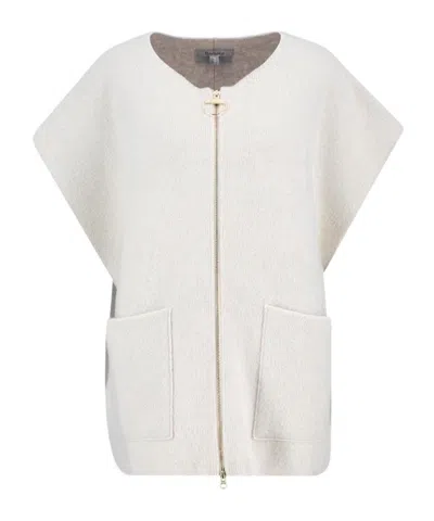 Barbour Crew Neck Vest In White