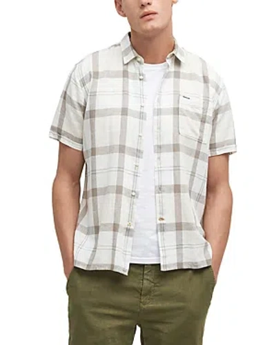 Barbour Croft Short Sleeve Summer Shirt In Saltmarsh