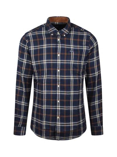 Barbour Crossfell Shirt In Blue
