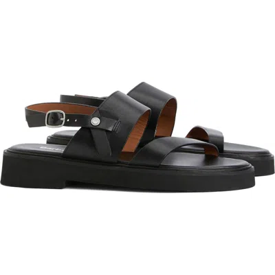 Barbour Dakota Slingback Sandal In Black