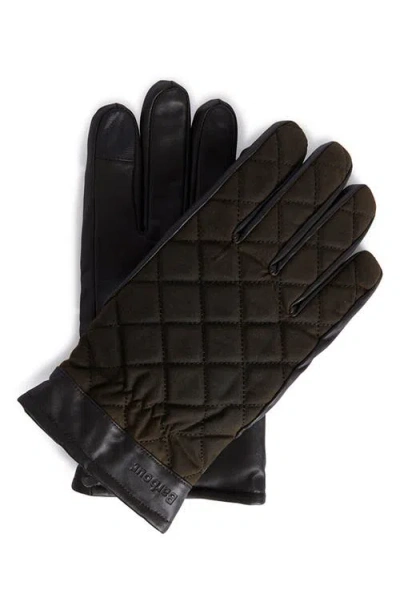 Barbour Dalegarth Gloves In Brown