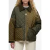 Barbour Danby Patchwork Quilted Jacket In Green