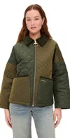 Barbour Danby Patchwork Quilted Jacket In Multi