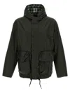 Barbour Modified Durham Short Casual Jackets And Parka In Dark Green