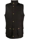 Barbour Dark Green Sleeveless Vest In Green