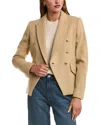 Barbour Darly Wool-blend Blazer In Animal Print