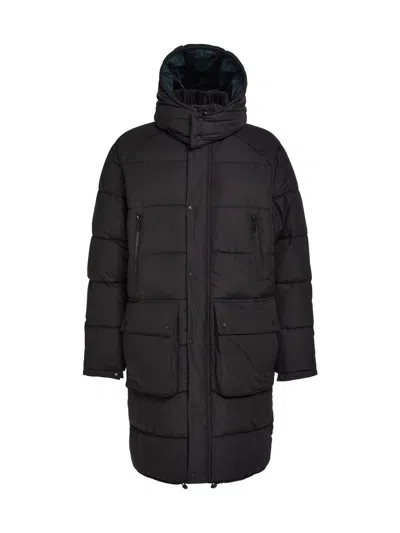 Barbour Dartmoor Baffle Quilted Jacket In Black