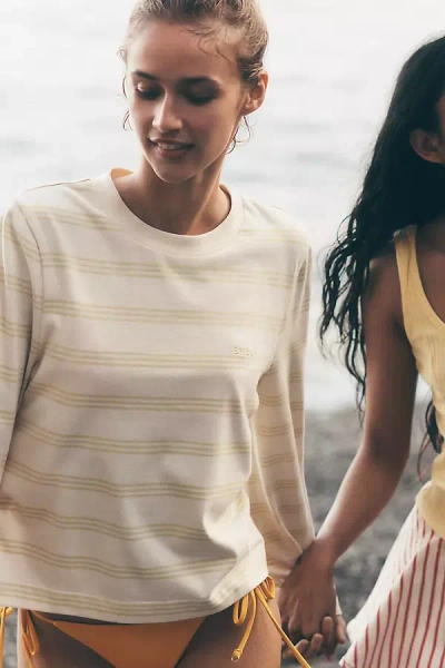 Barbour Dartmoor Cotton Long-sleeve Top In Neutral