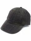 Barbour Darwen Tartan Sports Cap In Gray