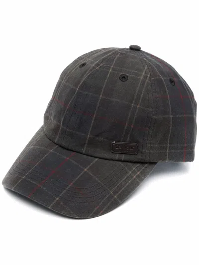 Barbour Darwen Tartan Sports Cap In Black