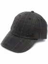 Barbour Darwen Tartan Sports Cap In Black