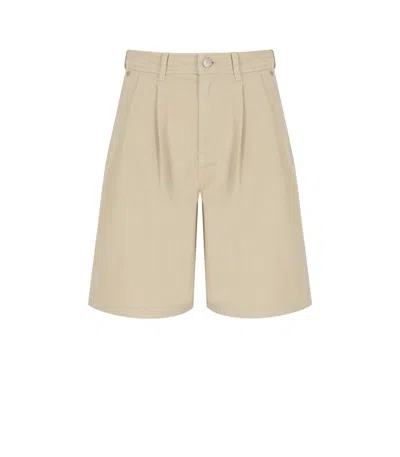 Barbour Daya Beige Bermuda Shorts In Neutral