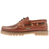 Barbour Deck Boat Shoe Tan Brown