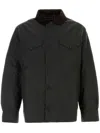 Barbour Bottle Green Embroidered Logo Jacket In Green