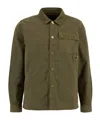 Barbour Declan Patch Overshirt In Green