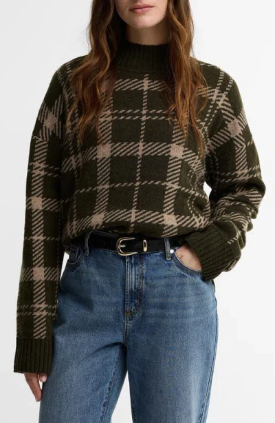 Barbour Delilah Knitted Mock Neck Sweater In Brown