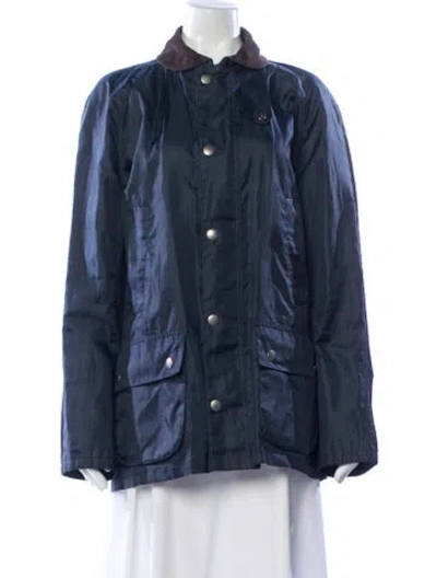 Pre-owned Barbour Denim Jacket In Blue