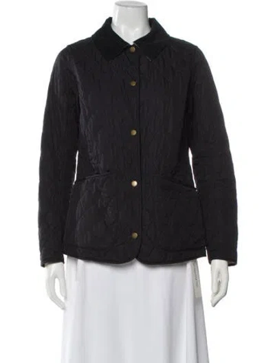 Pre-owned Barbour Denim Jacket In Gray