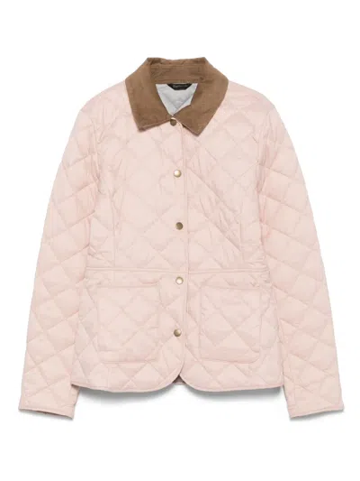 Barbour Deveron Jacket In Pink