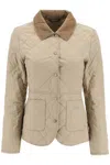 Barbour Deveron Quilted Jacket In Beige