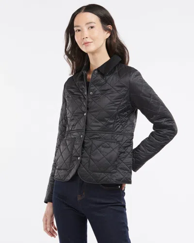 Barbour Deveron Polarquilt Womens Jacket In Black