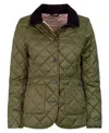 Barbour Deveron Quilt Jacket In Green
