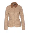 Barbour Deveron Quilted Jacket In Brown