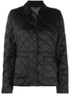 Barbour Deveron Quilted Womens Jacket In Black