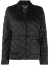 Barbour Deveron Quilted Womens Jacket In Black
