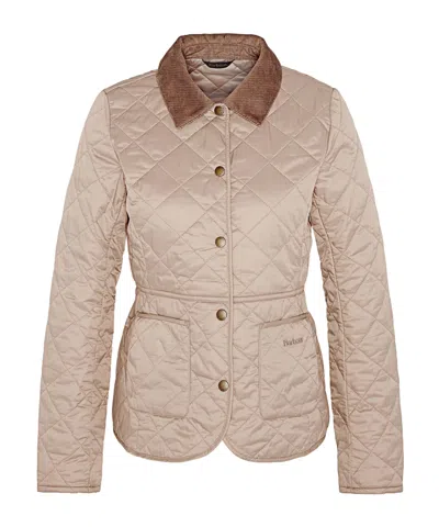 Barbour Deveron Quilted Jacket In Brown