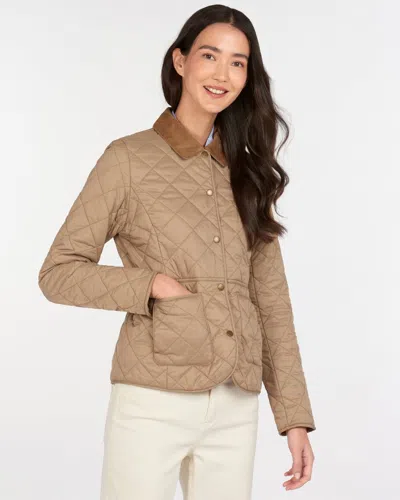 Barbour Deveron Quilted Womens Jacket In Brown