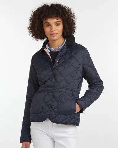 Barbour Deveron Quilted Womens Jacket In Blue