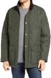 Barbour Heritage Liddesdale Quilted Jacket In Sage
