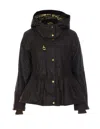 Barbour Ba X Erdem Dhalia Wax Jacket In Black