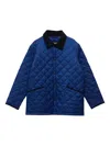 Barbour Diamond Quilted Jacket In Blue