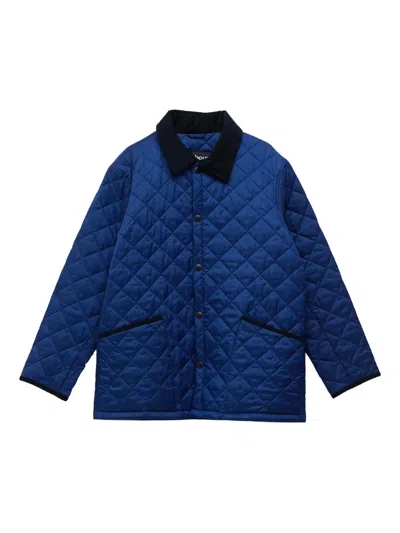 Barbour Diamond Quilted Jacket In Blue