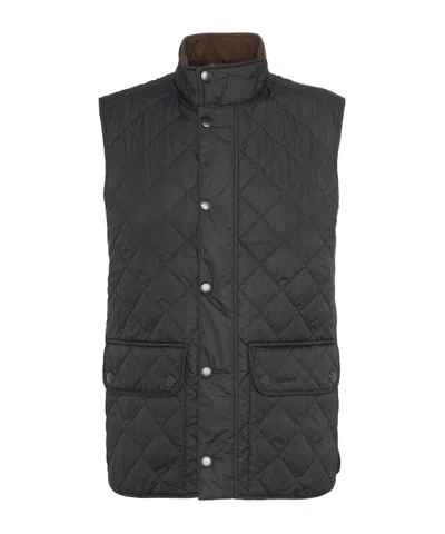 BARBOUR DIAMOND-QUILTED LOGO-EMBROIDERED GILET